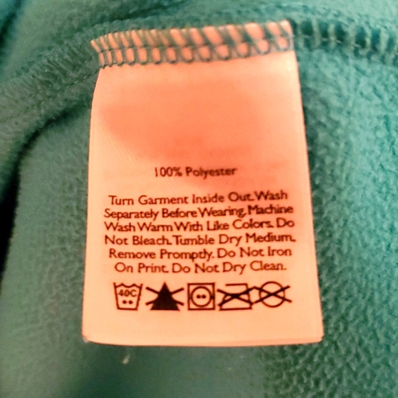 Turquoise First Ascent 1/4 Zip Fleece - Picture 5 of 6